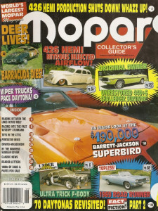 MOPAR COLLECTORS GUIDE 2004 JUNE - SRT-10 DAYTONA PACE RAMS, HEMI AIRFLOW